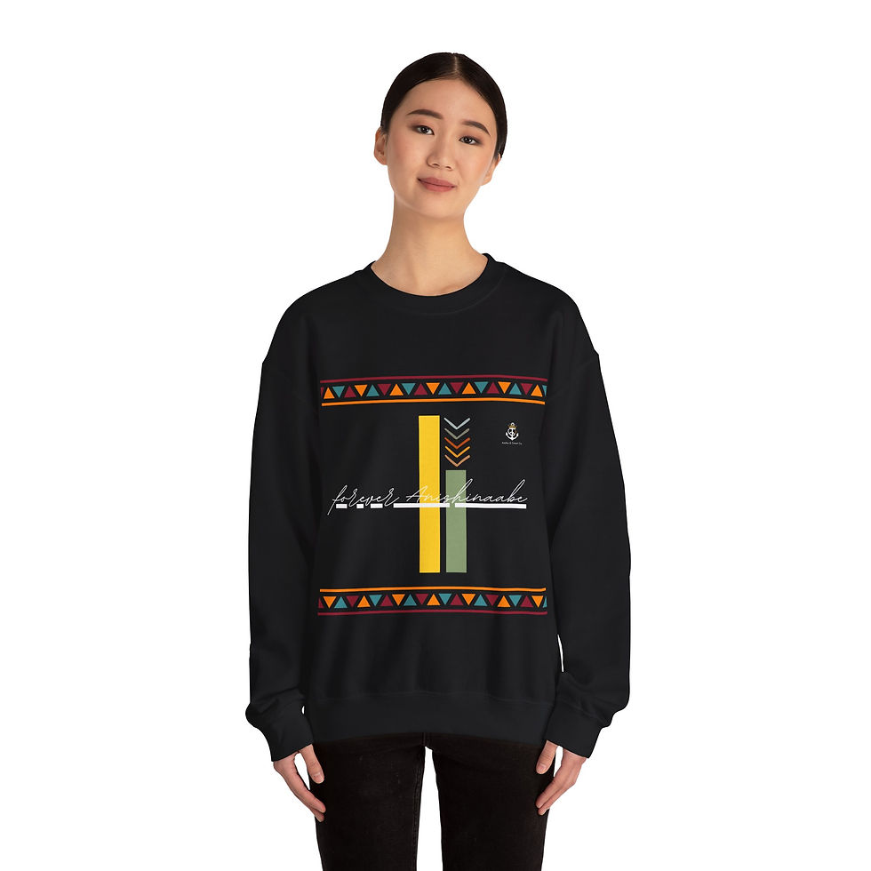 Thumbnail: Forever Anishinaabe Indigenous Native American Sweatshirt