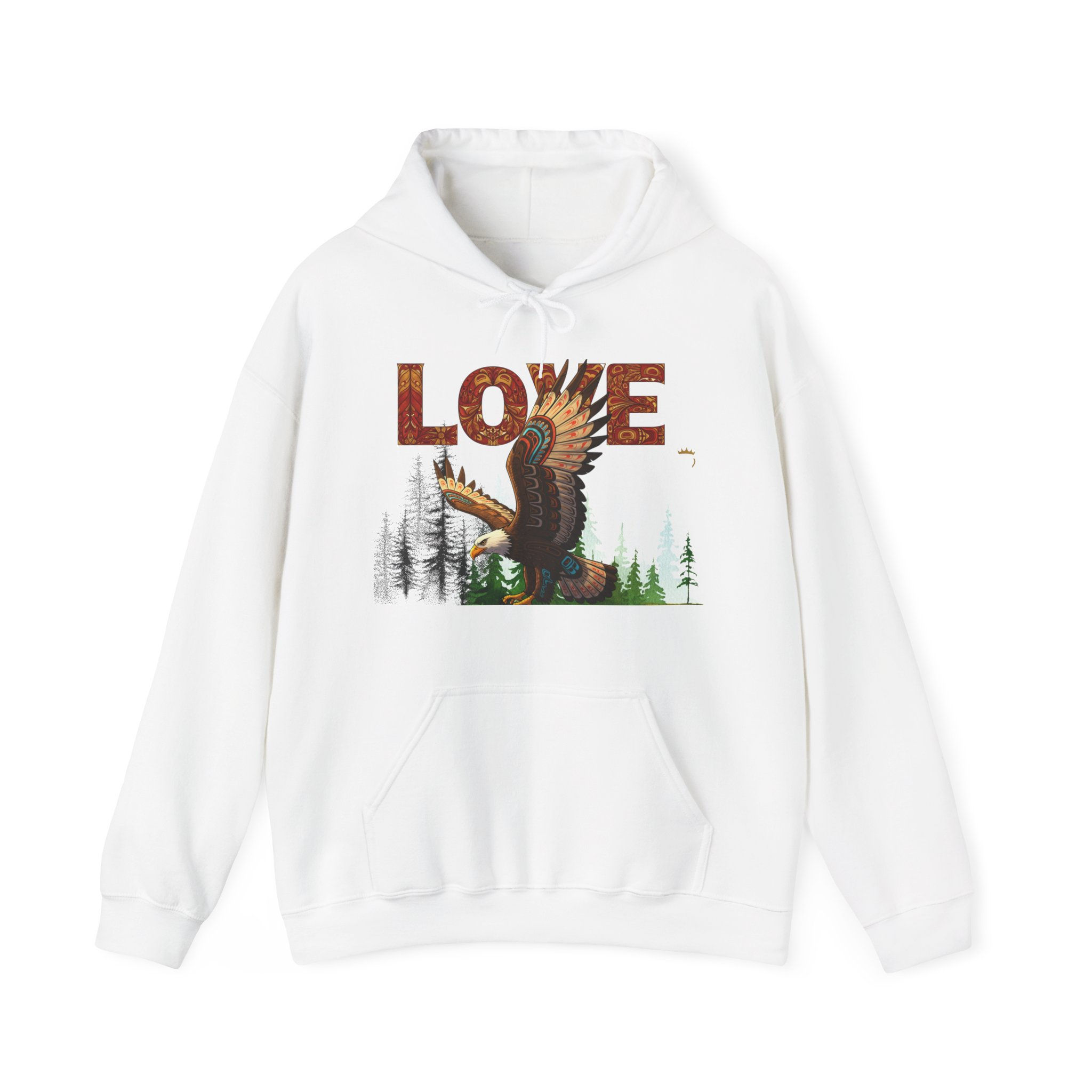 Love Indigenous Native Heavy Blend™ Hoodie - Cozy Native Pride Indigenous