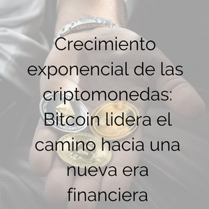 Exponential growth of cryptocurrencies