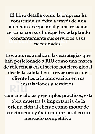 Libro Hoteles RIU: el cliente a los mandos