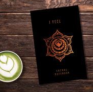 Chakra collection notebook designed by Victoria Mateo - Chakras symbols