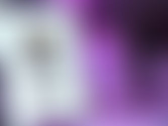 Tablet displaying "Founder's Story" with a smiling man’s portrait. Background shows a purple-lit office with charts and plants. Mood is professional.