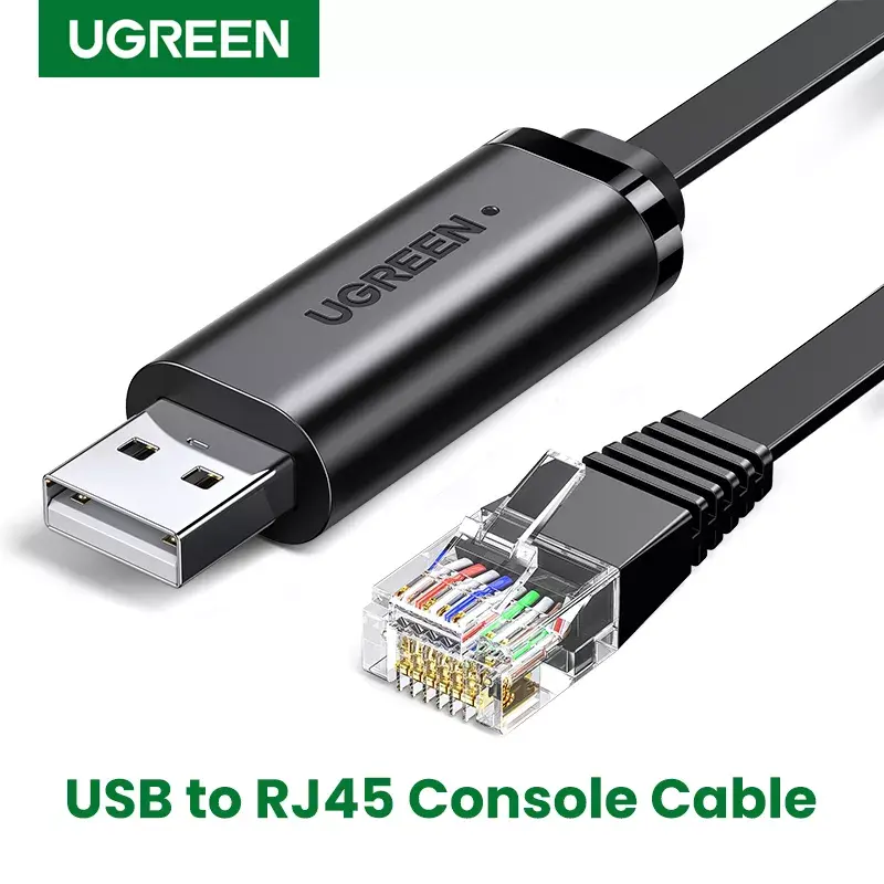 Ugreen USB to RJ45 Console Cable RS232 Serial Adapter for Cisco Router 1.5m USB