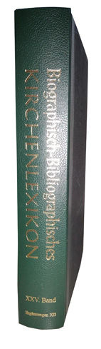Biographisch-Bibliographisches Kirchenlexikon 25