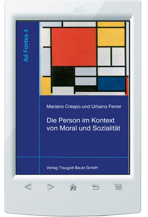 E-Book Die Person im Kontext von Moral und Sozialität Bd. 4