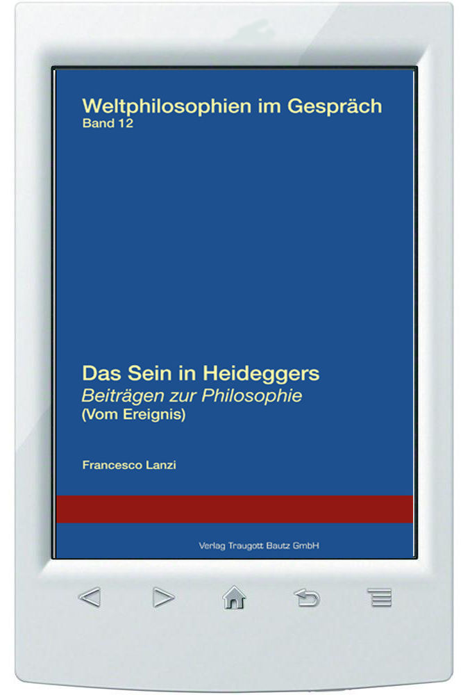 E-Book Francesco Lanzi, Das Sein in Heideggers Beiträgen zur Philosophie Bd. 12