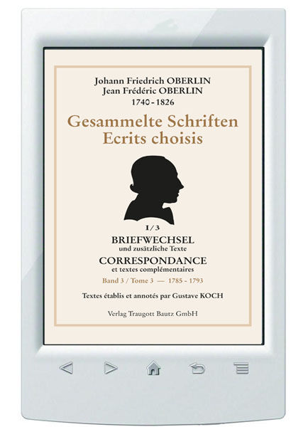 E-Book Johann Friedrich Oberlin 1740 - 1826, Gesammelte Schriften Band 1/3