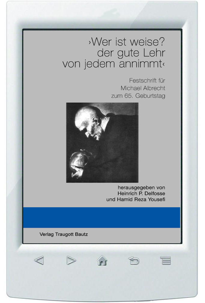 E-Book Heinrich P. Delfosse und Hamid Reza Yousefi (Hrsg.), Wer ist weise?