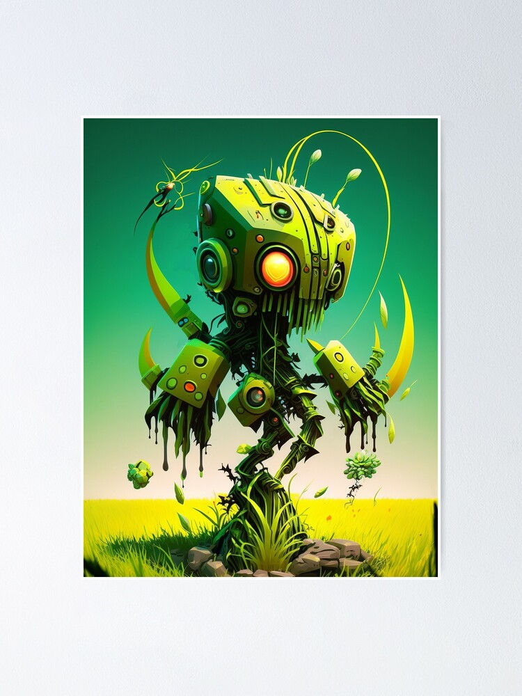 un robot qui se confons à la nature biologique - Bêtise humaine et intelligence artificielle