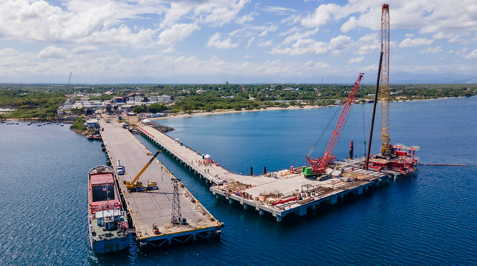 Puerto de Manzanillo alcanza 63.7% de avance general y 35% en construcción del muelle