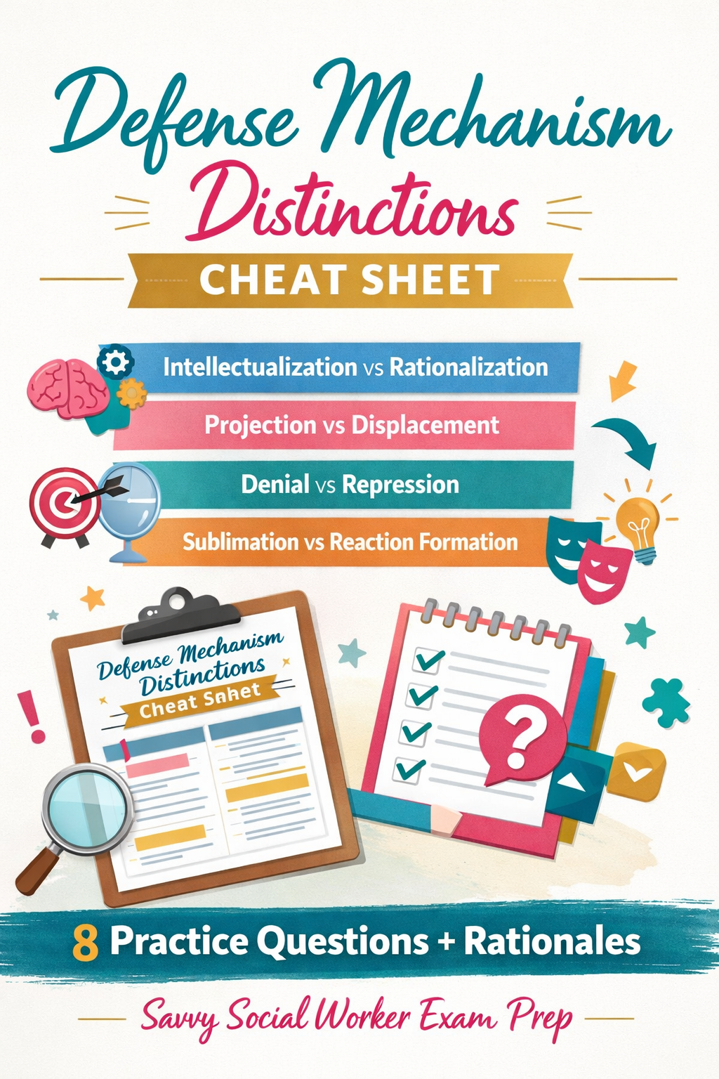 Defense Mechanisms Cheat Sheet