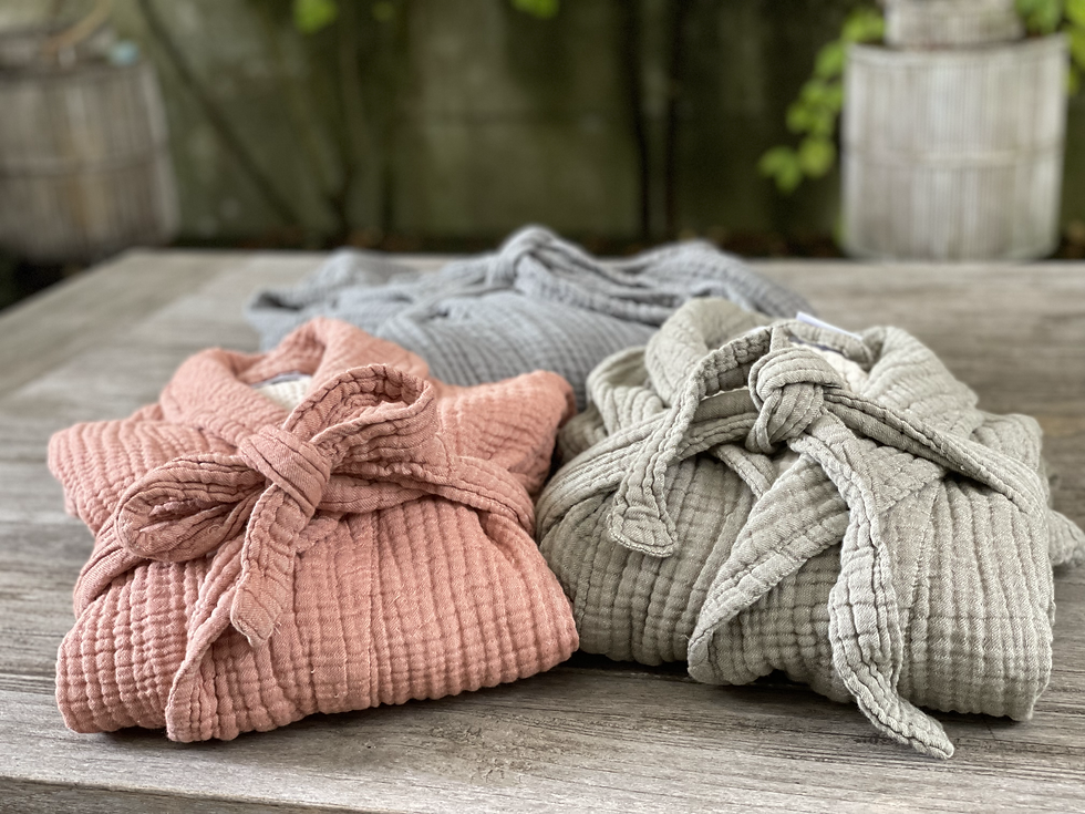 Miniaturbild: Bademantel Musselin