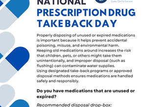 The Importance of Taking Back Unused Prescriptions