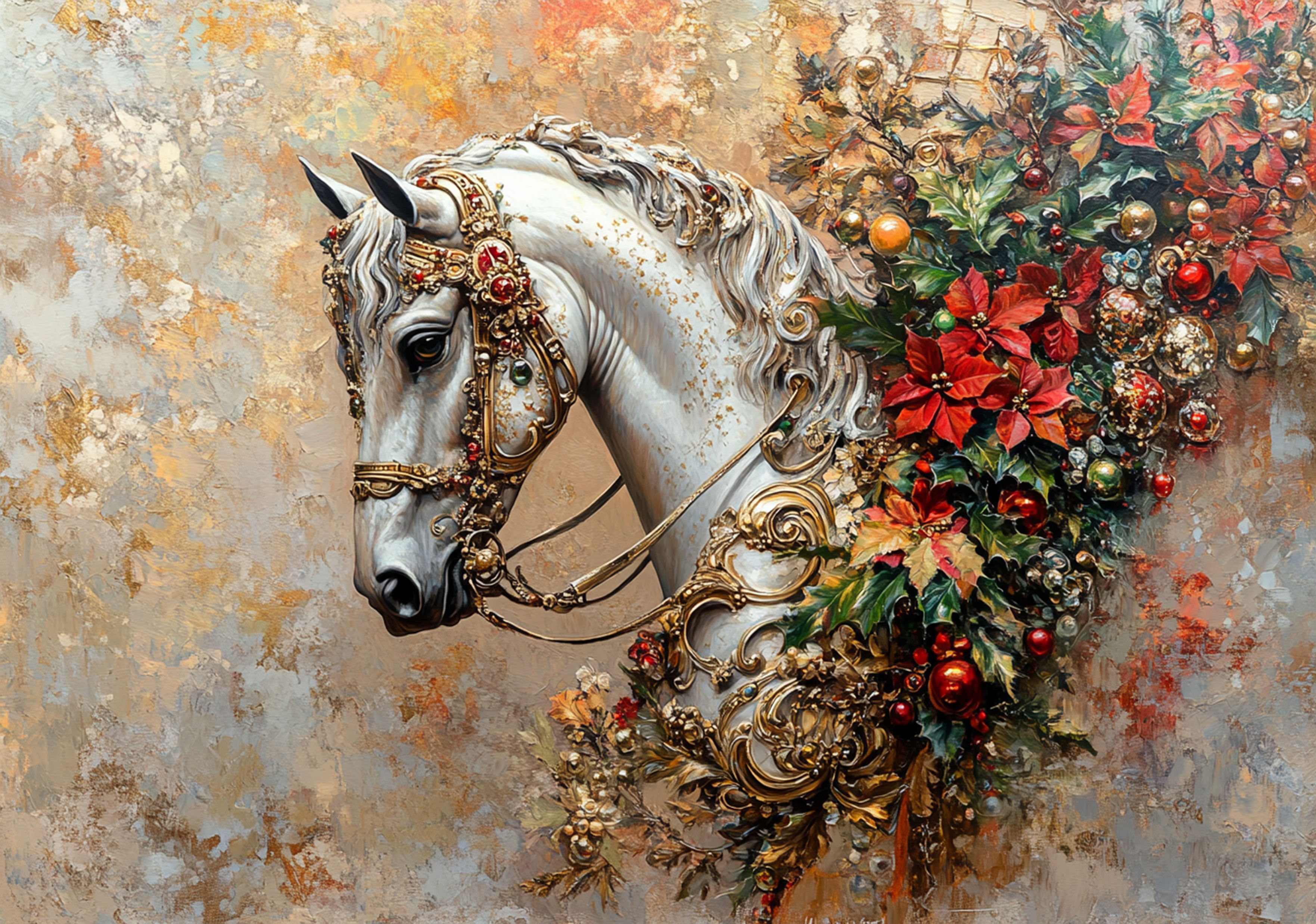 DD-08-Christmas Jeweled Horse