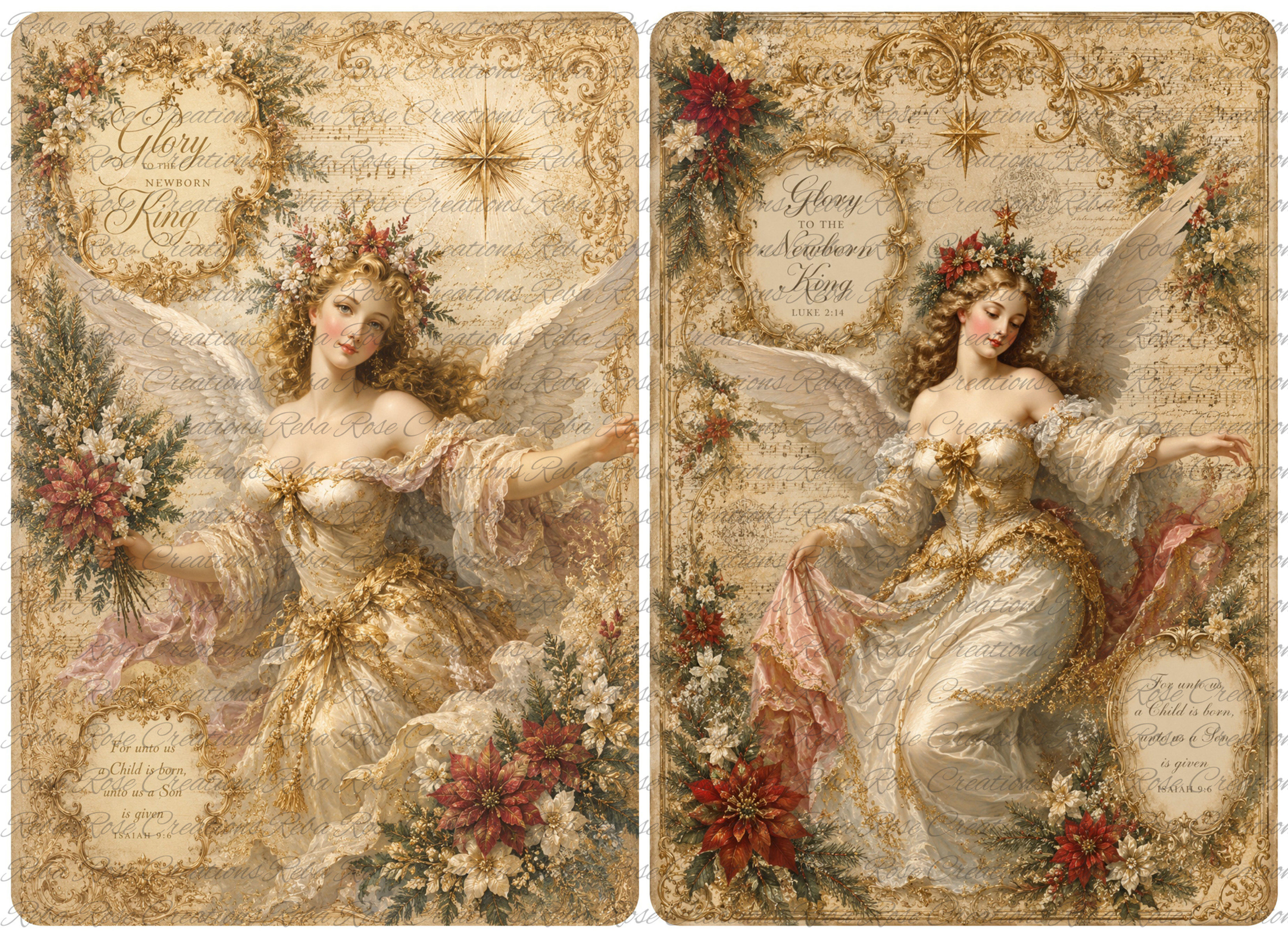 0093 -Christian Christmas Angels