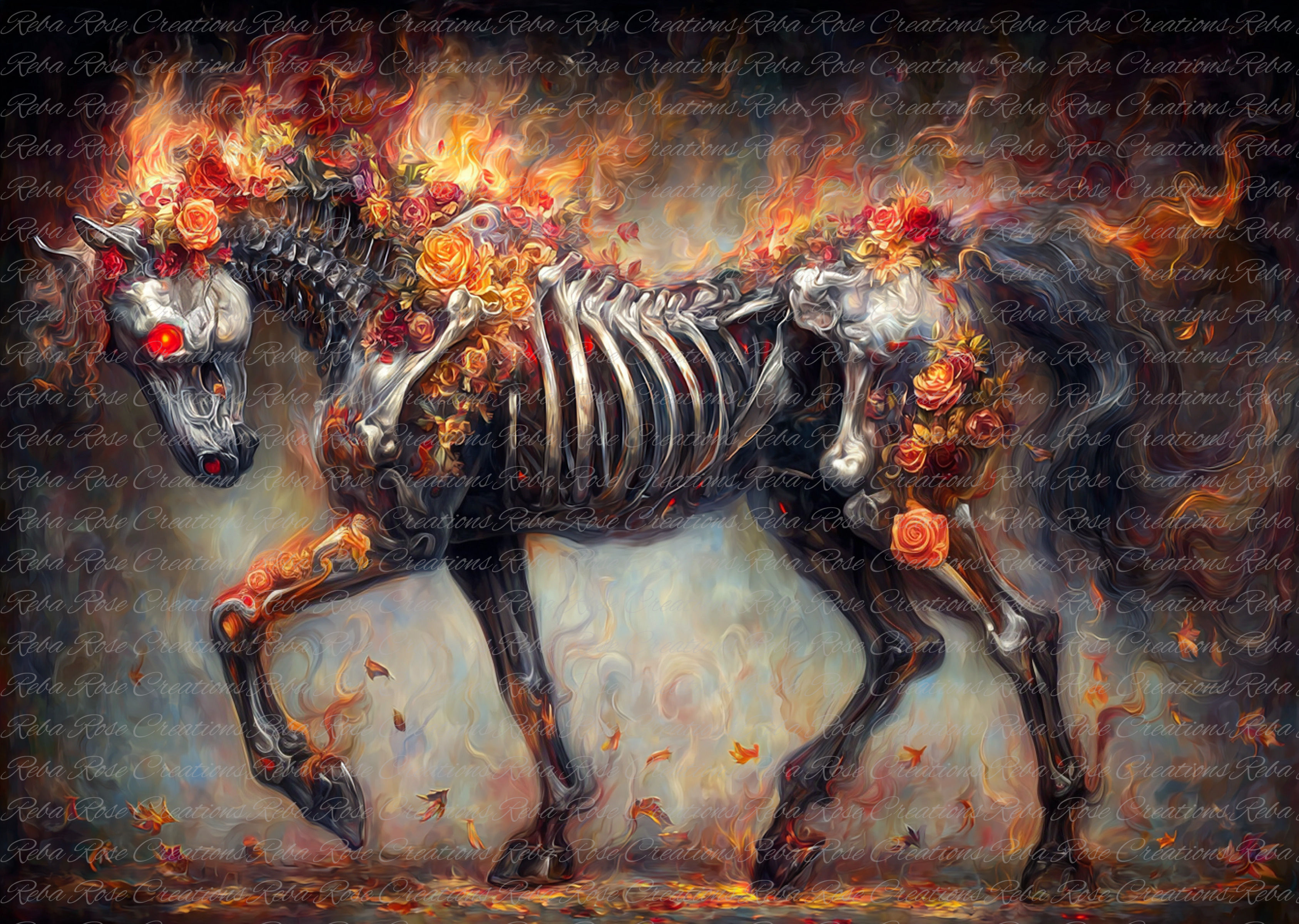 2202-Spooky Hollow Fire Horse Two