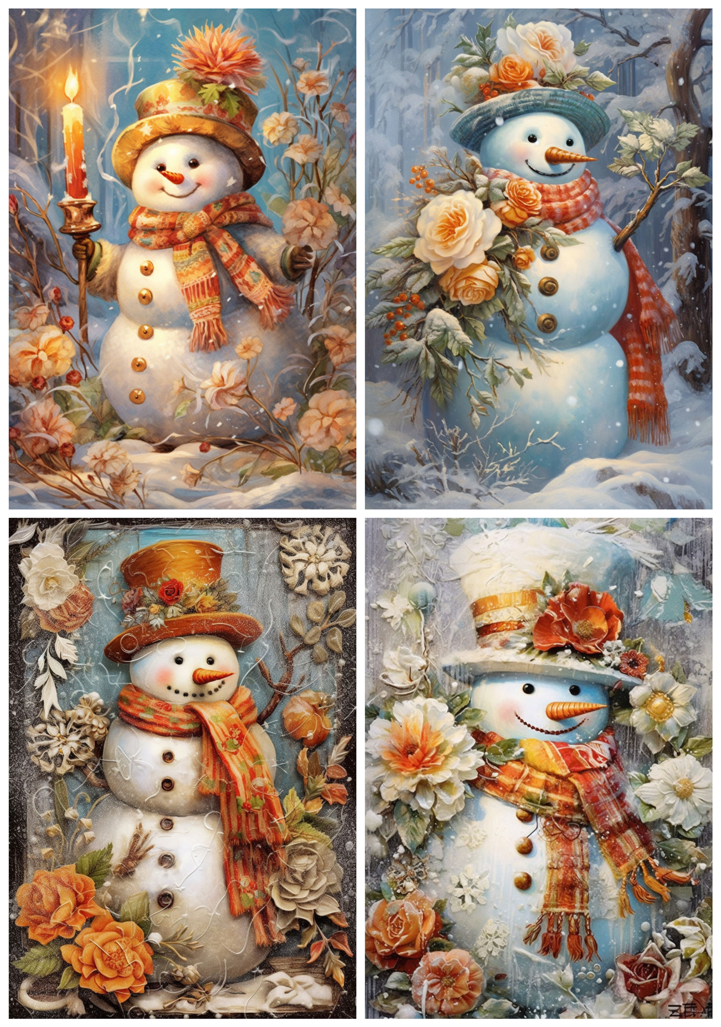 0425 - Shabby Snow Ladies