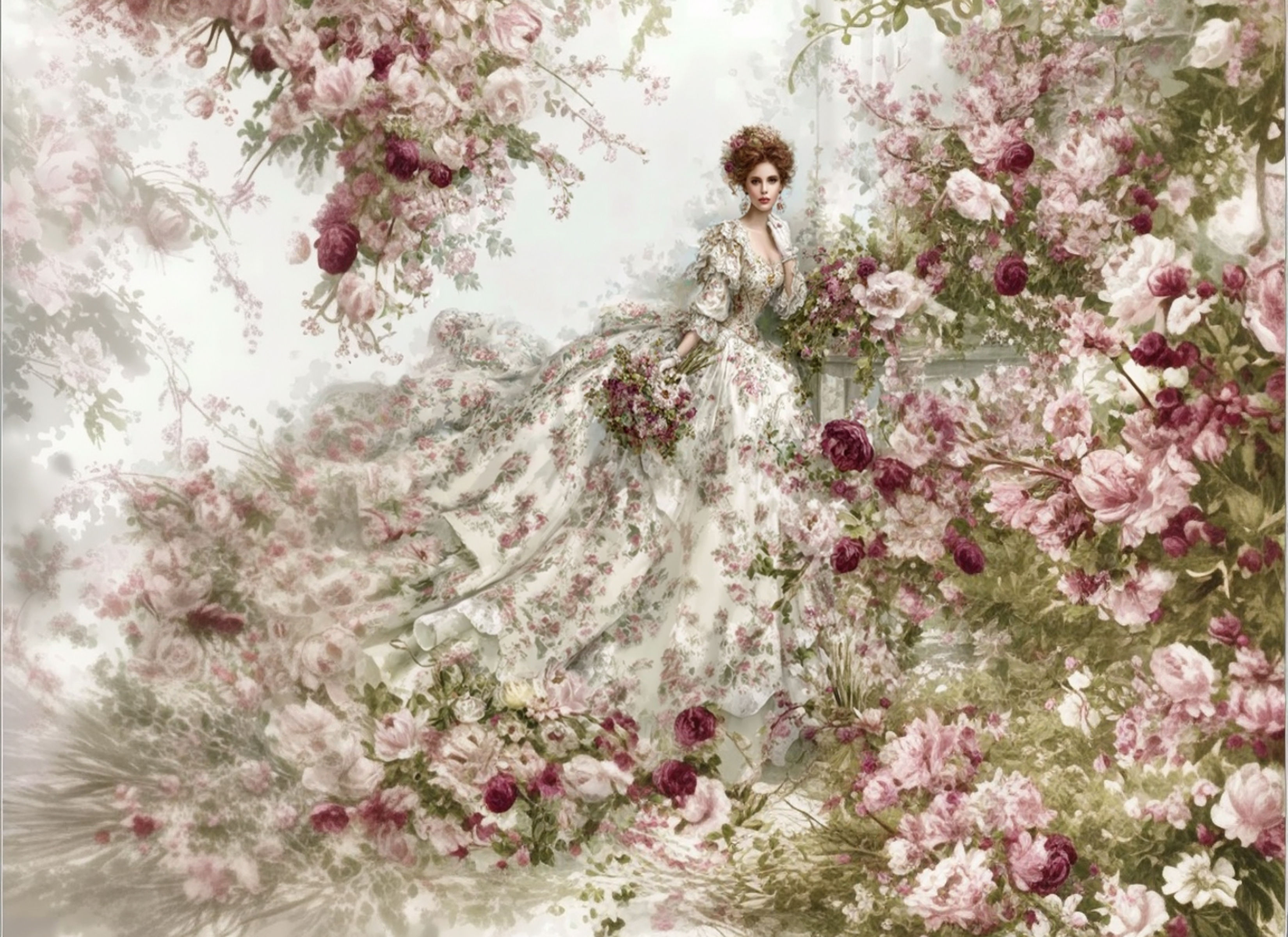 2471-La Dame des Mille Roses