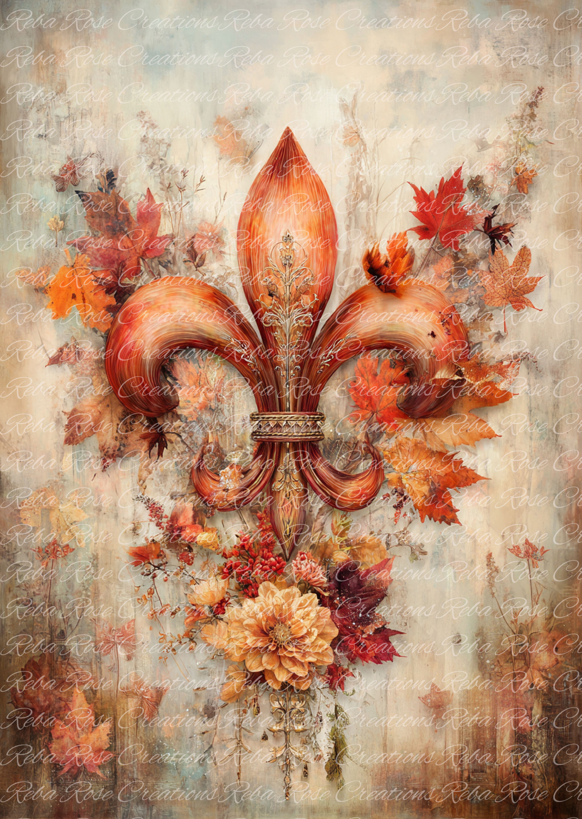 2161-Falling into you Fleur De Lis