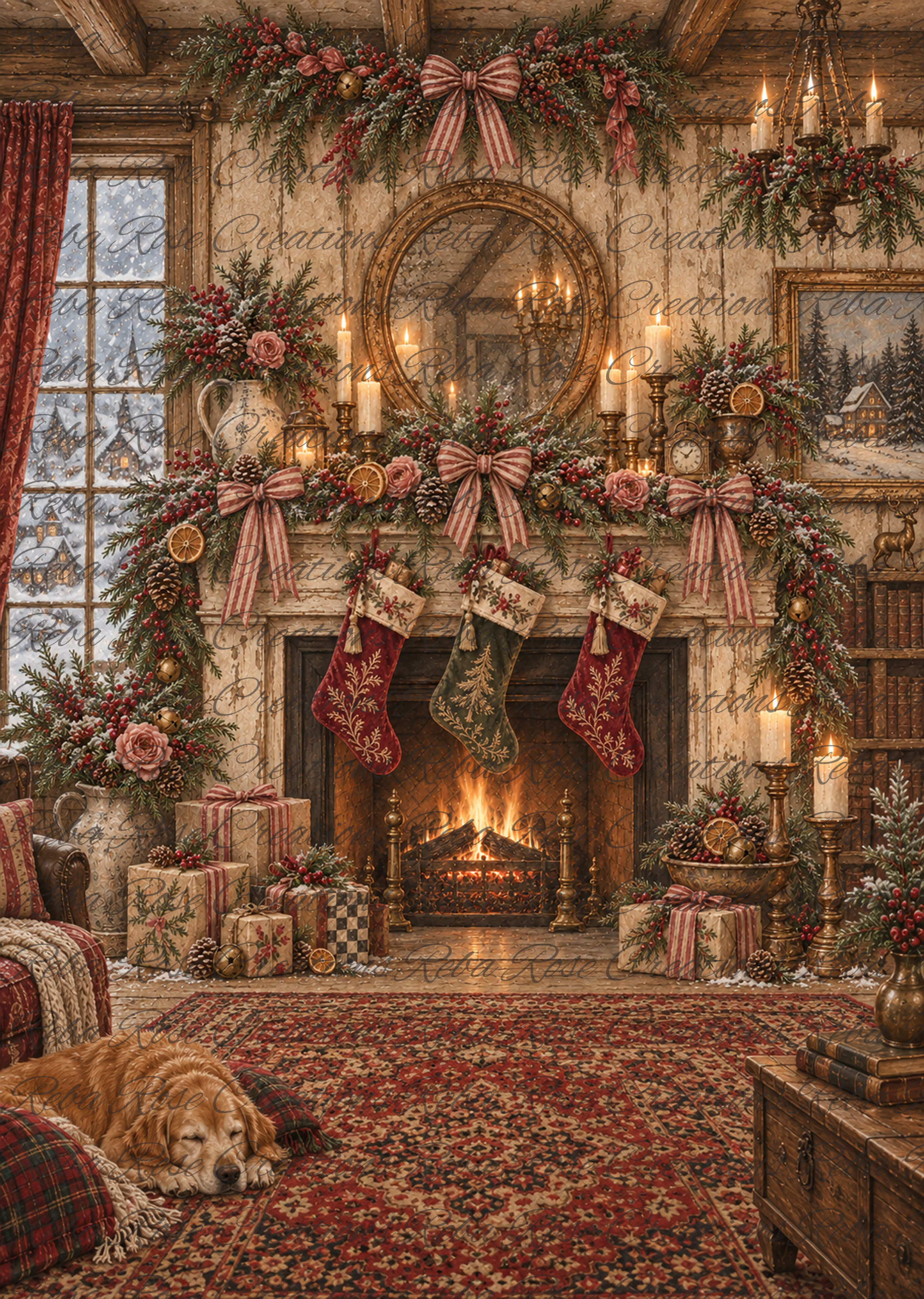 3145-Holiday Hearth