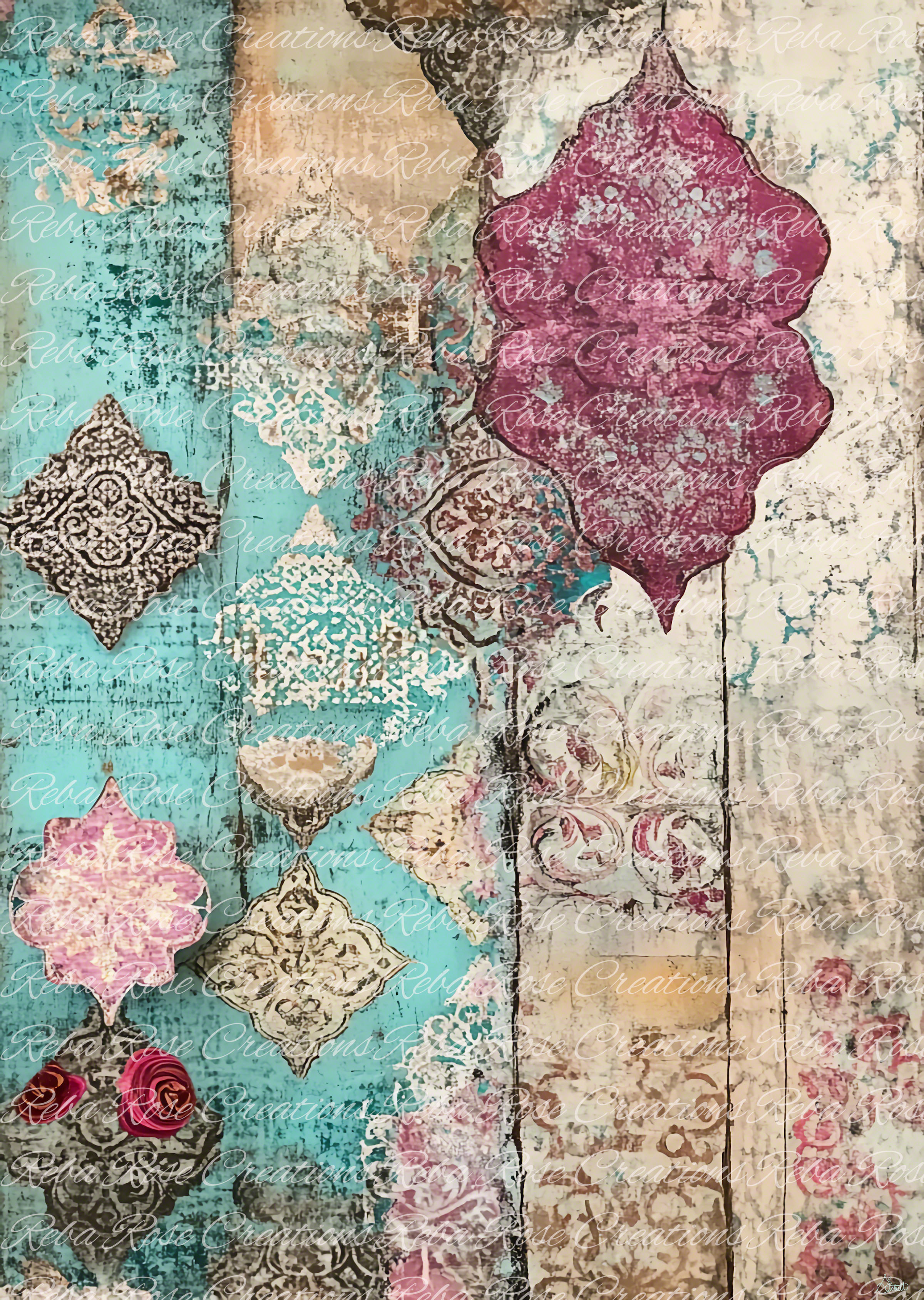 V20-27G-BOHO Cottage Patchwork 5