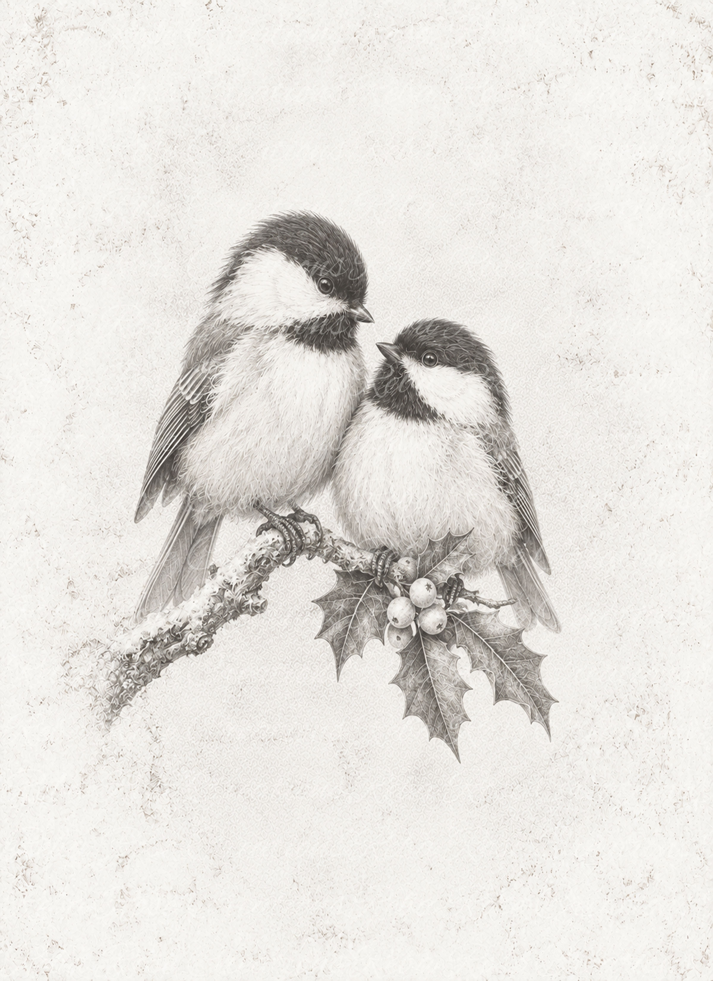 3246-White Christmas-Little Birds
