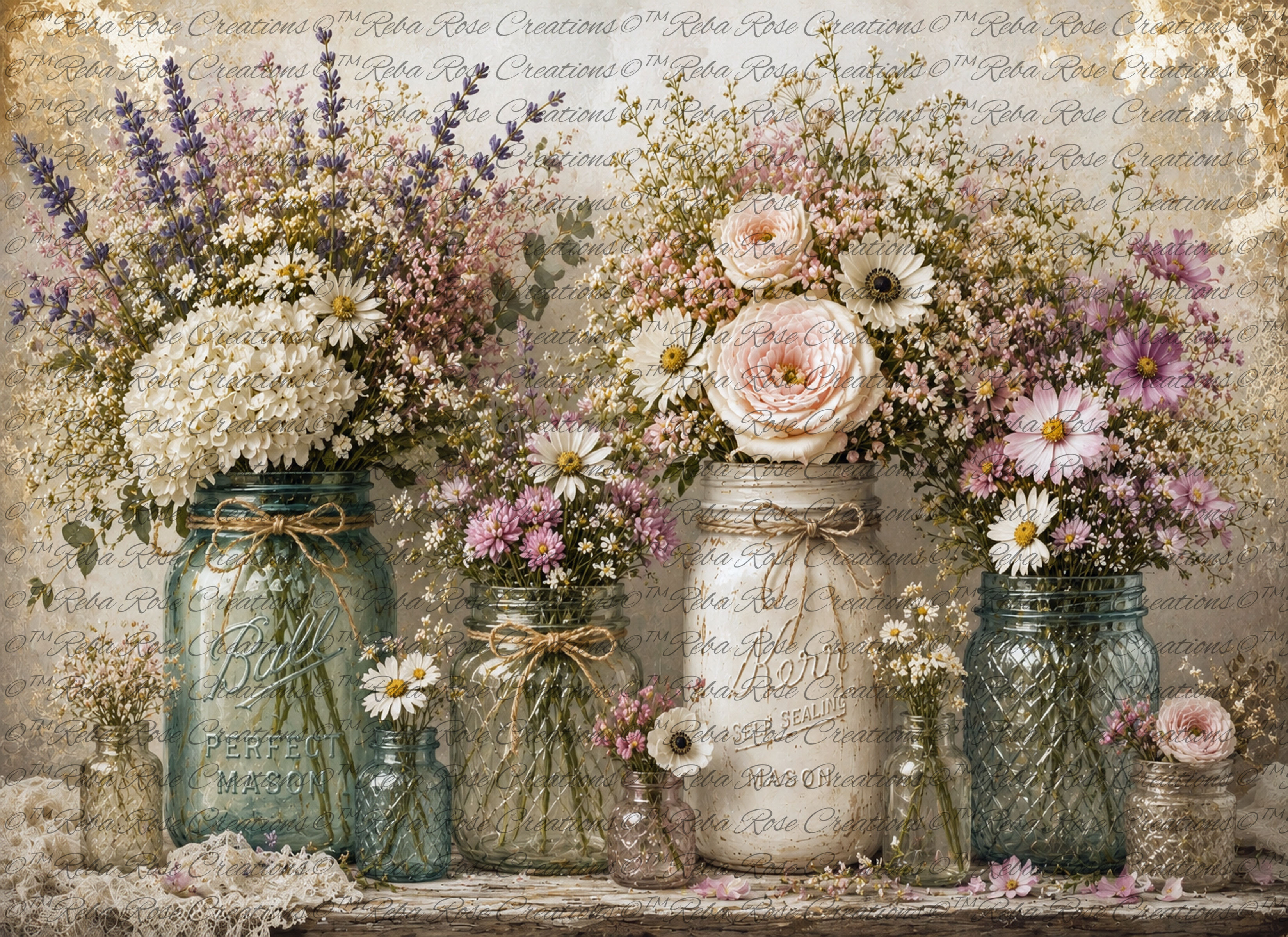 0507 - Farmhouse Mason Jars
