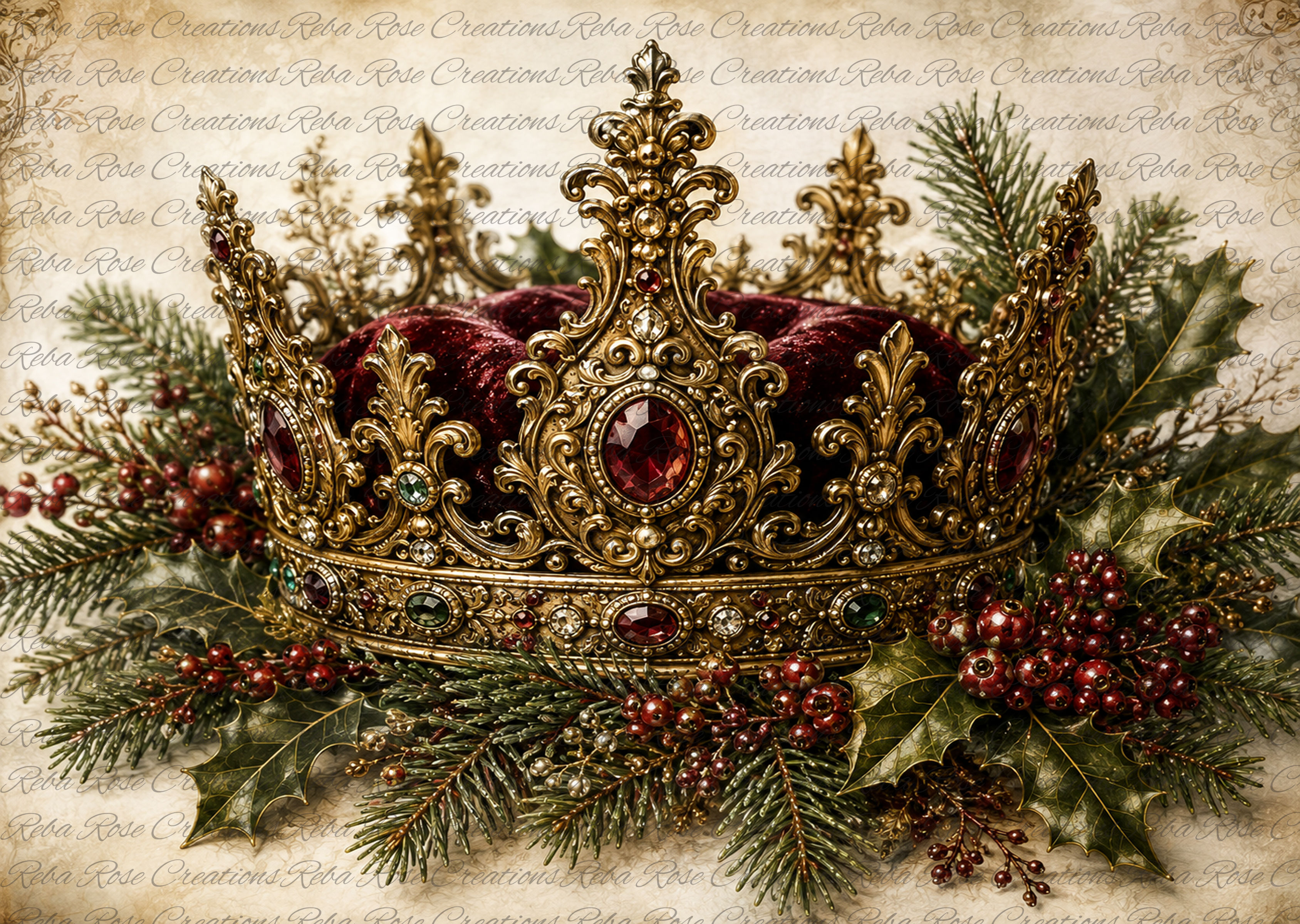 3157-Christmas Crown