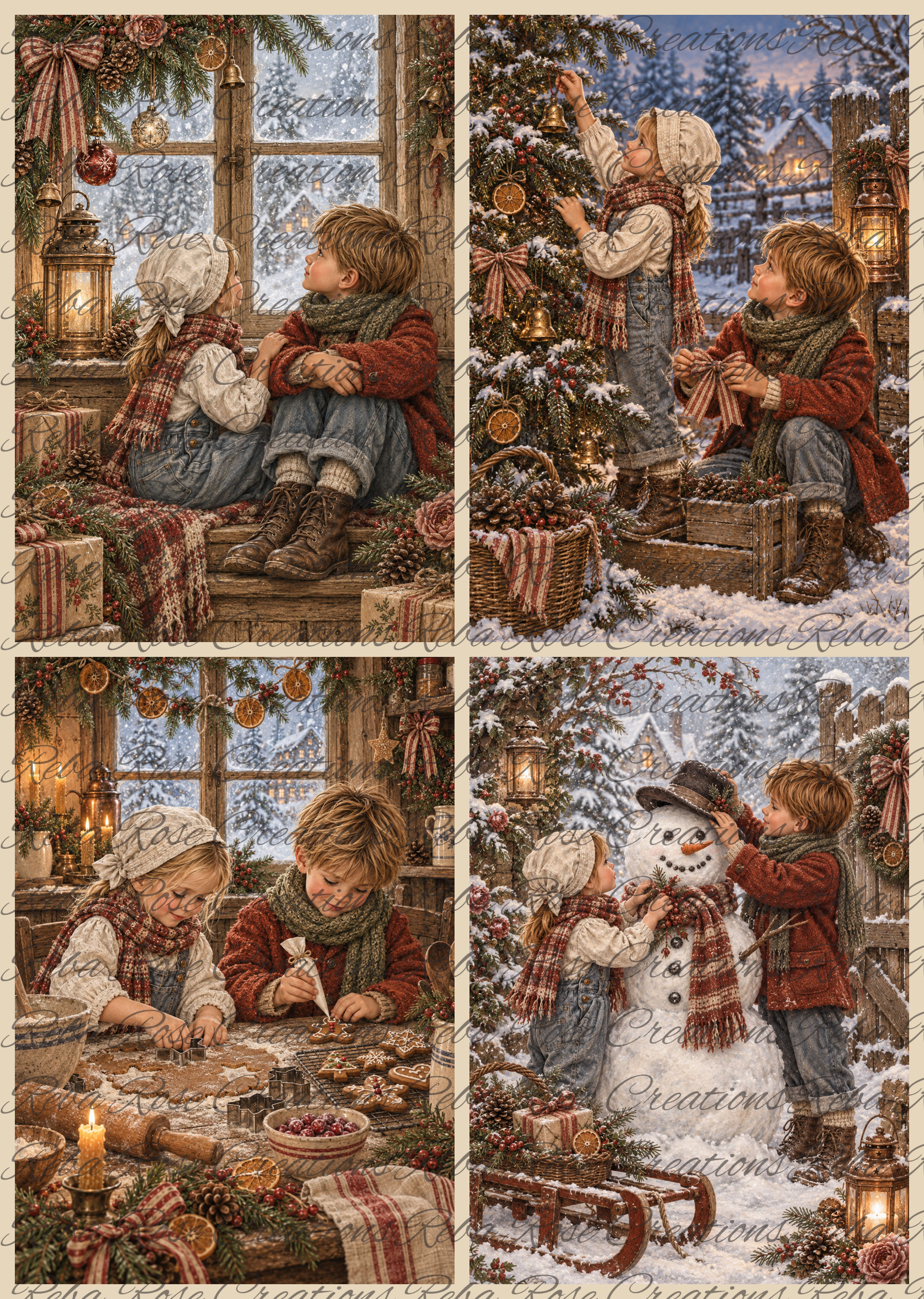 3149-Christmas Children at PLay