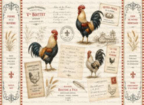 2953-Rolling Pin Wrap-Roosters