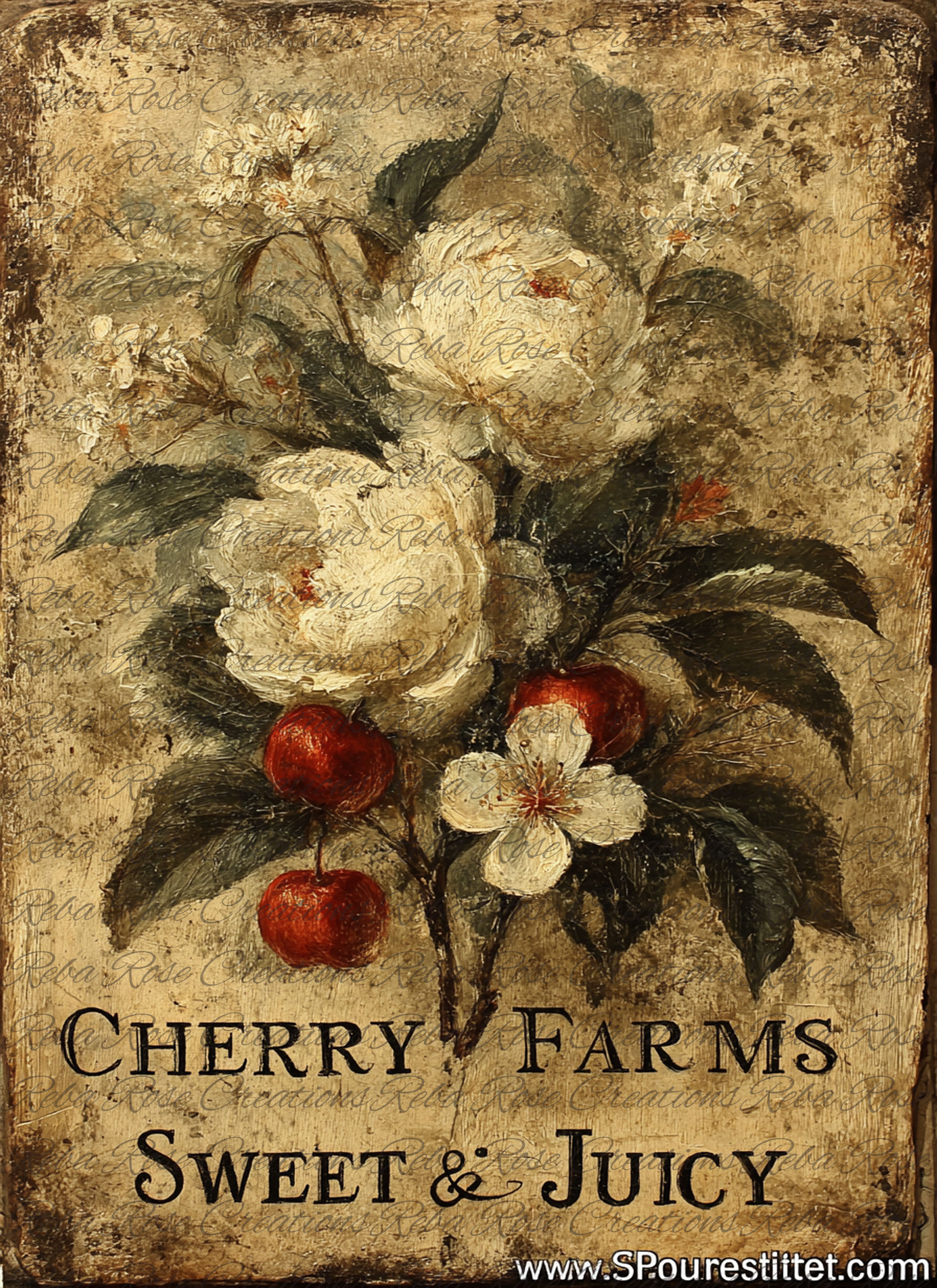 2011- Faded Farmhouse Cherries