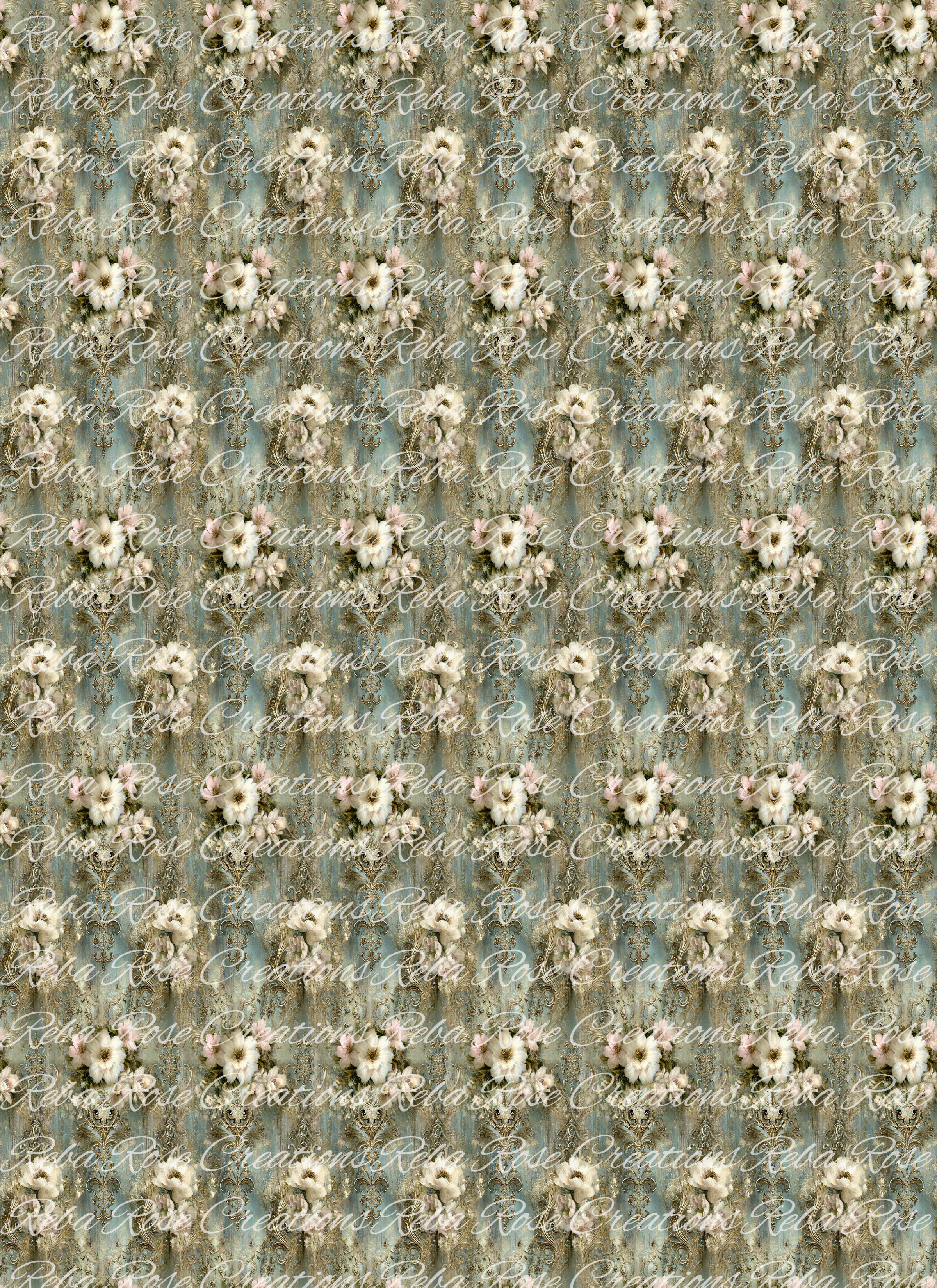 1987-Frosty Blue Pattern Two
