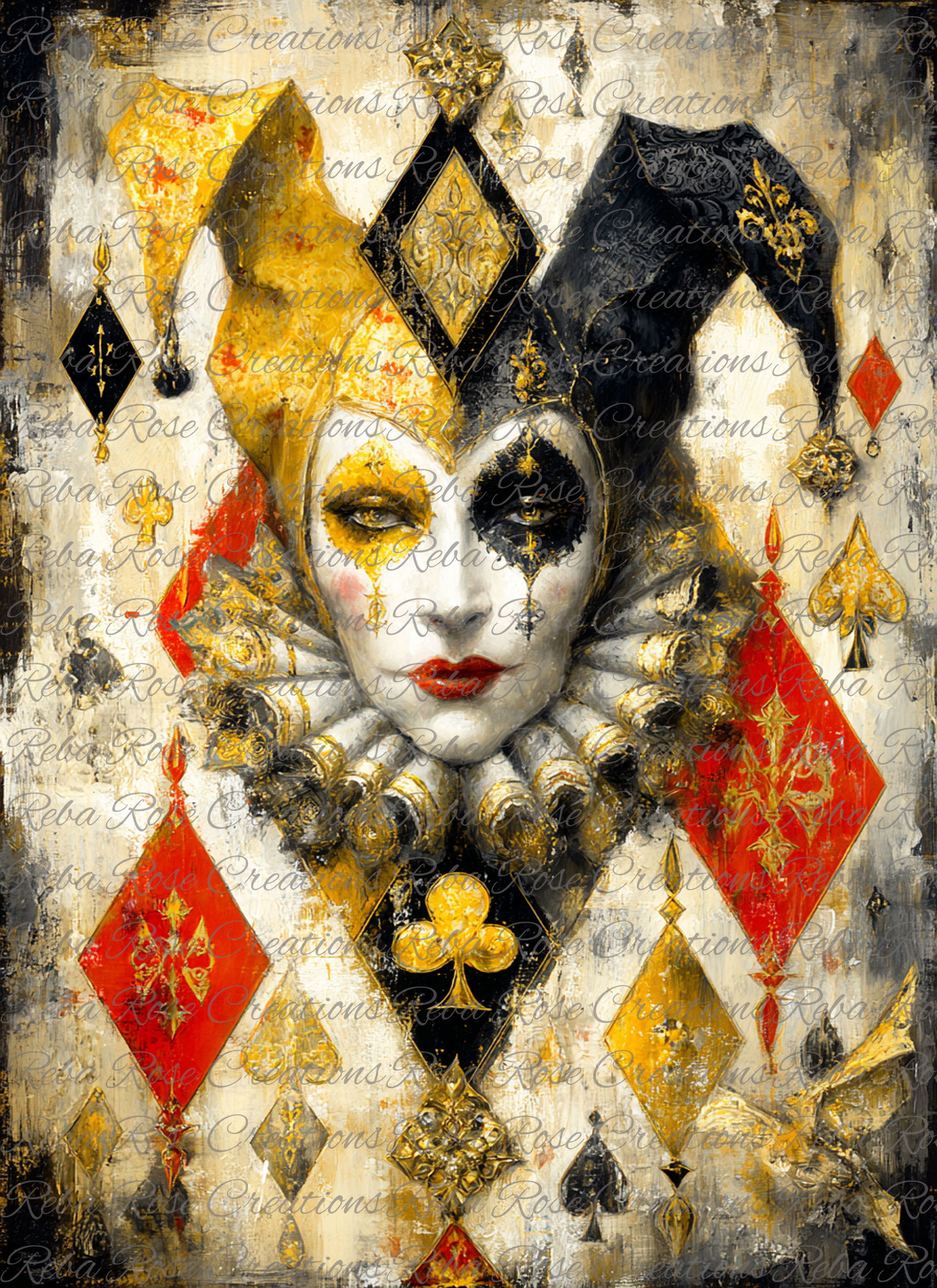 2585-The Merigold Masquerade Jester Two