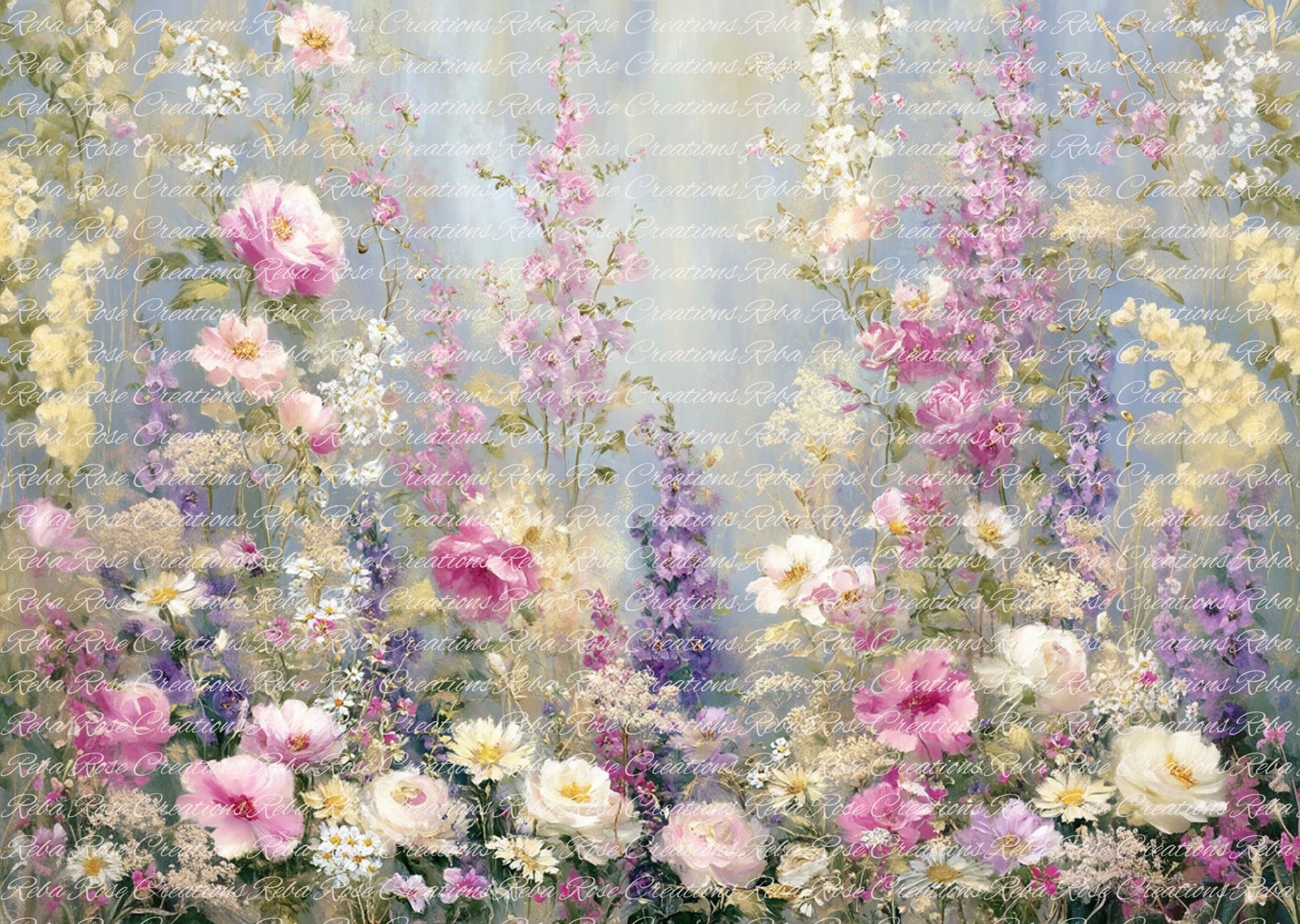 A3-194-Spring Lilac Florals