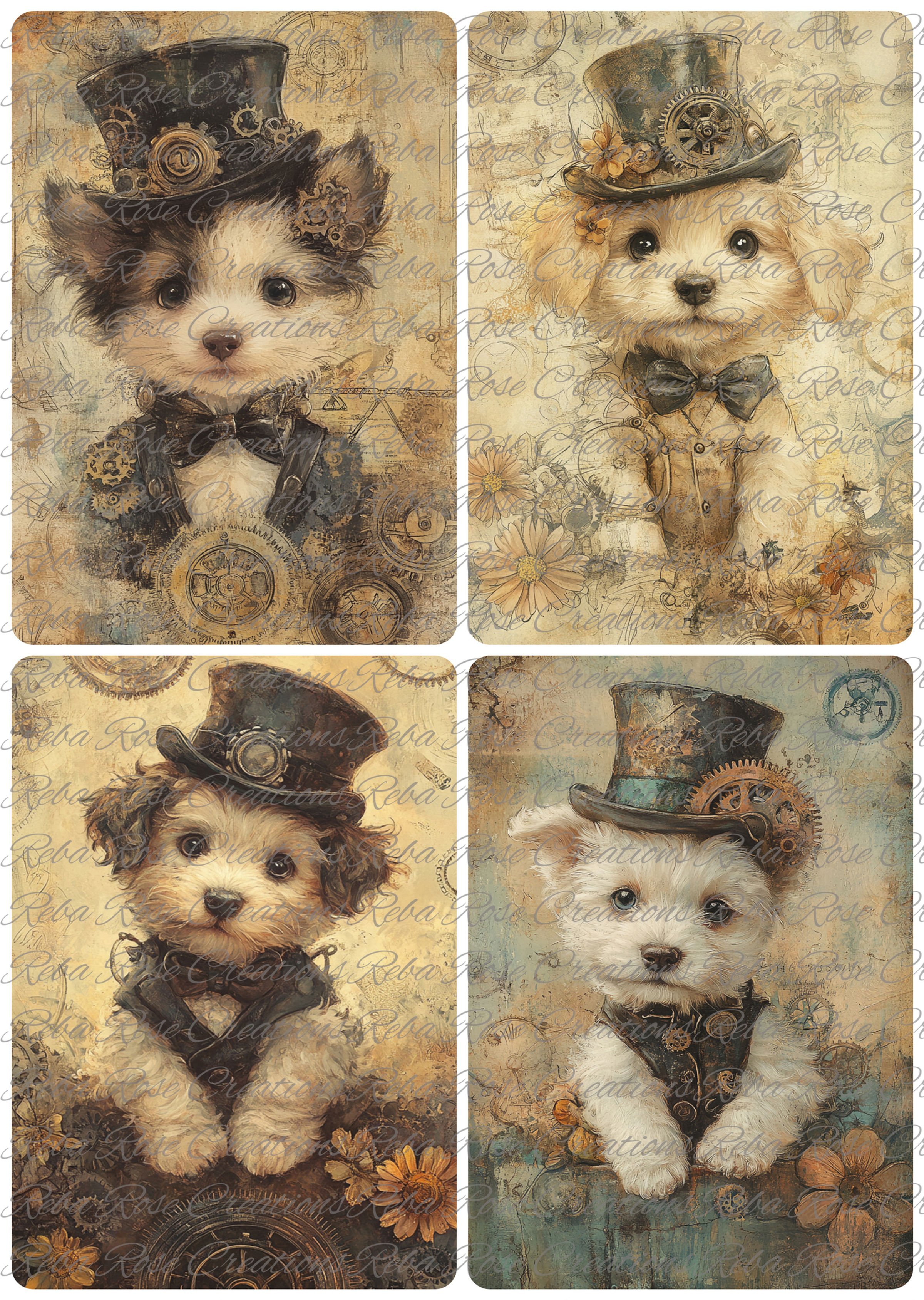 1587-Baby Puppy Steamers