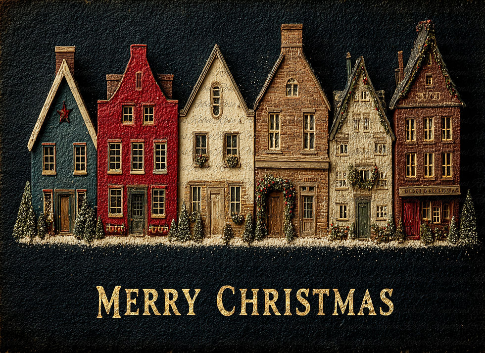 2336-Merry Christmas Village