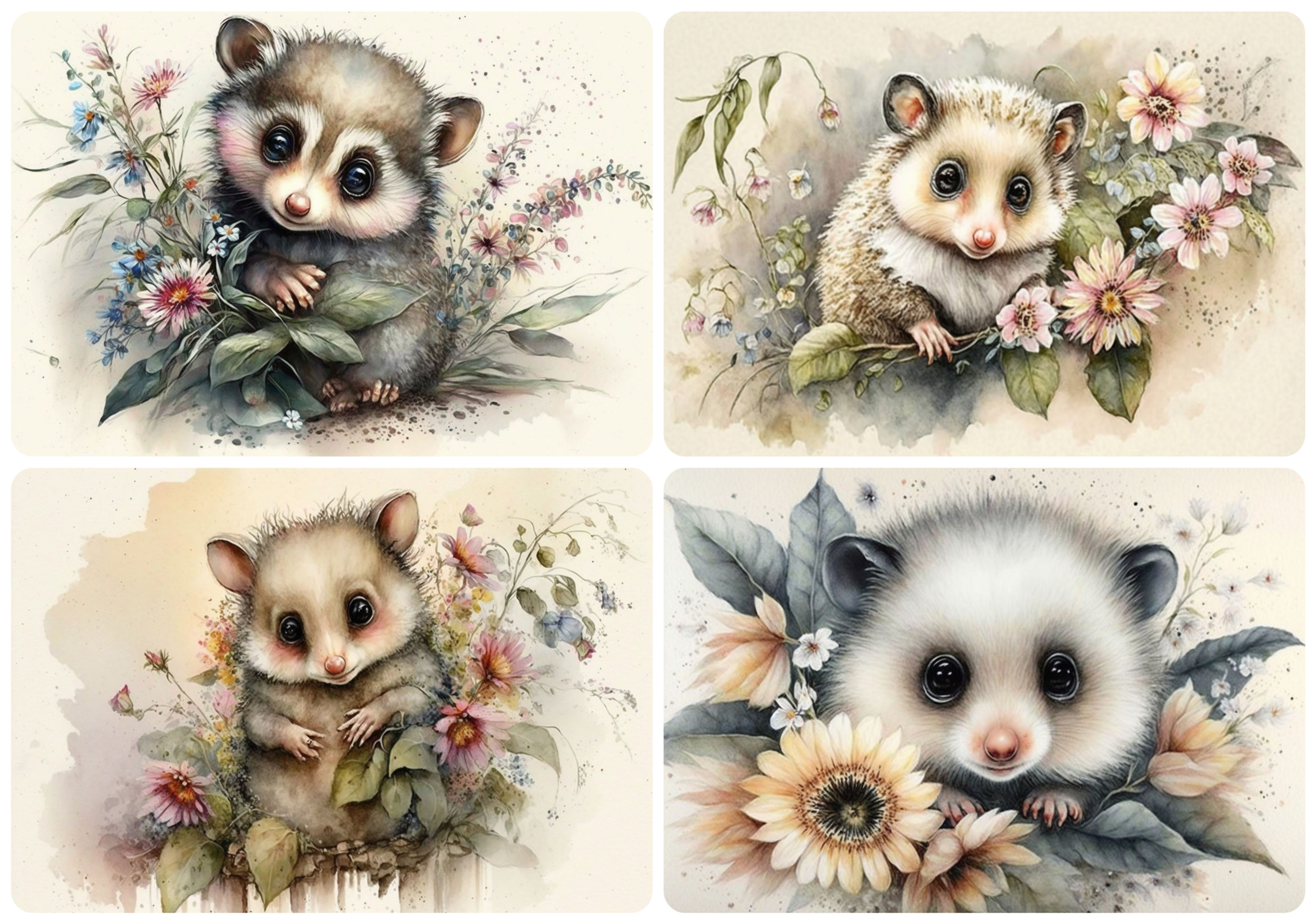 0533 - Baby Opossums