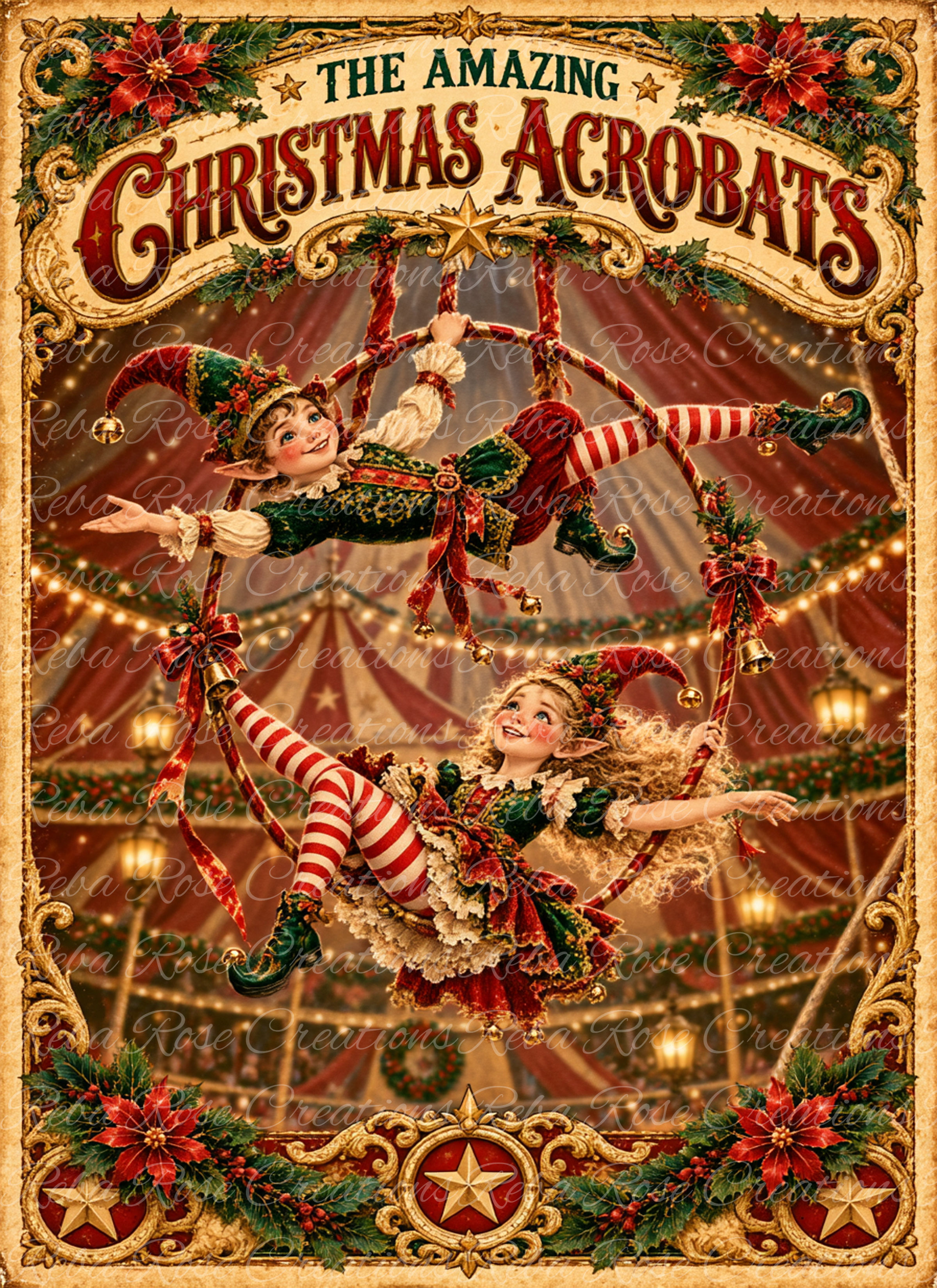 3254-Christmas Circus- Amazing Acrobats