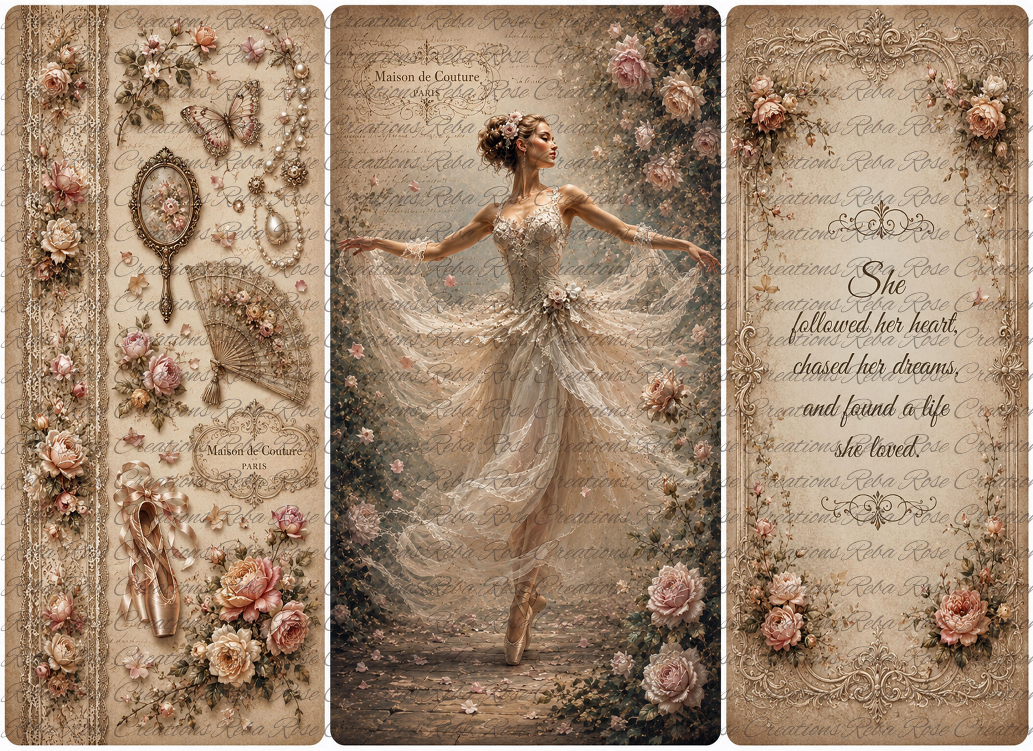 2781-Bottle Panels-A life She Loved