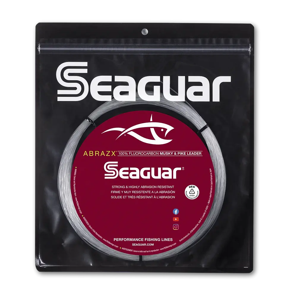 AbrazX 100% Fluorocarbon Musky/Pike Leader