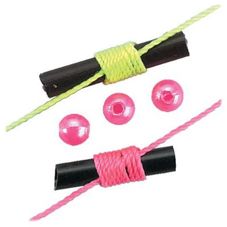 Comal Tackle Day-Brite Bobber Stops - Choose Pink Or Chartreuse (Includes Beads, Free Shipping)
