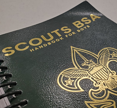 Boy Scout Handbook for Troop 199, meeting at the Colorado Springs DAV on Wednesday evenings