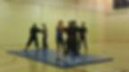 Students training.