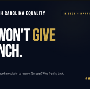 South Carolina H.5501: SC Equality Responds to the Threat to Marriage Equality