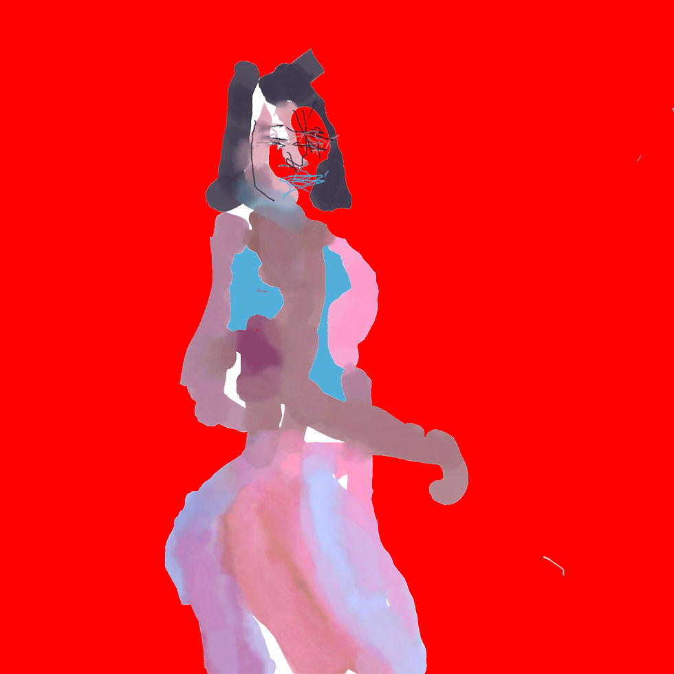 Blue girl