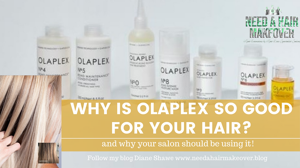Why Olaplex so good for your hair by Diane shawe