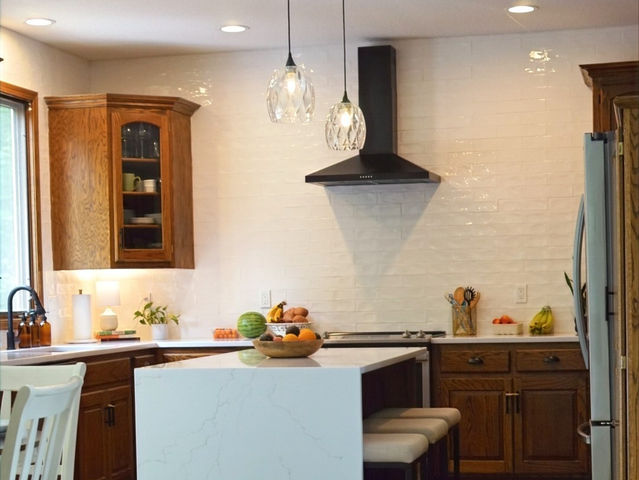 How we updated our island lighting for only $115