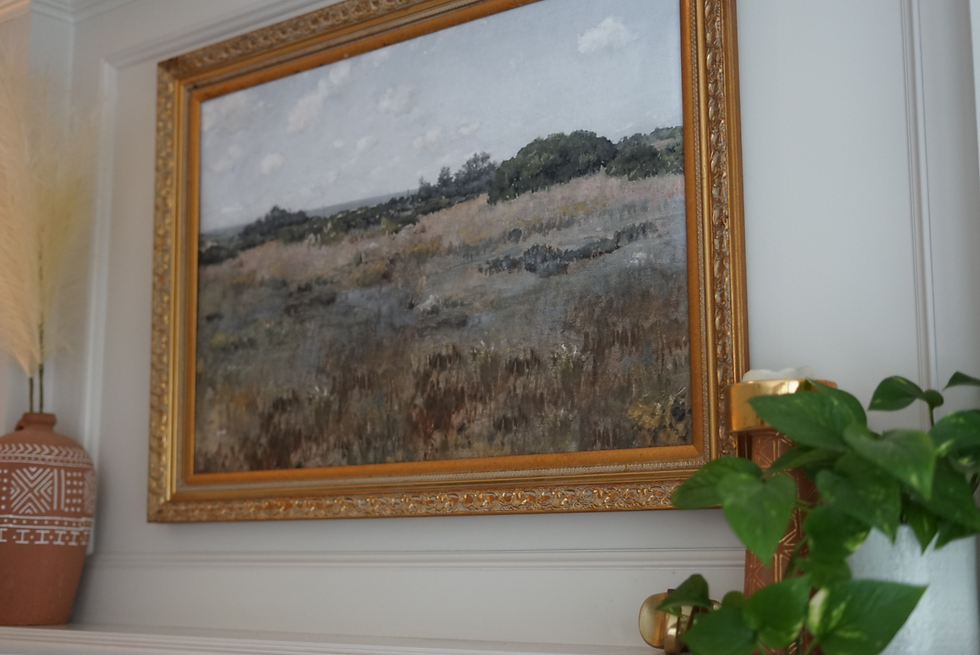 DIY: Large Framed Art, the Affordable Way