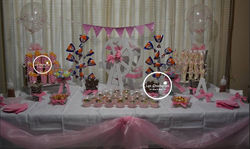 Mesa de Baby Shower Niña