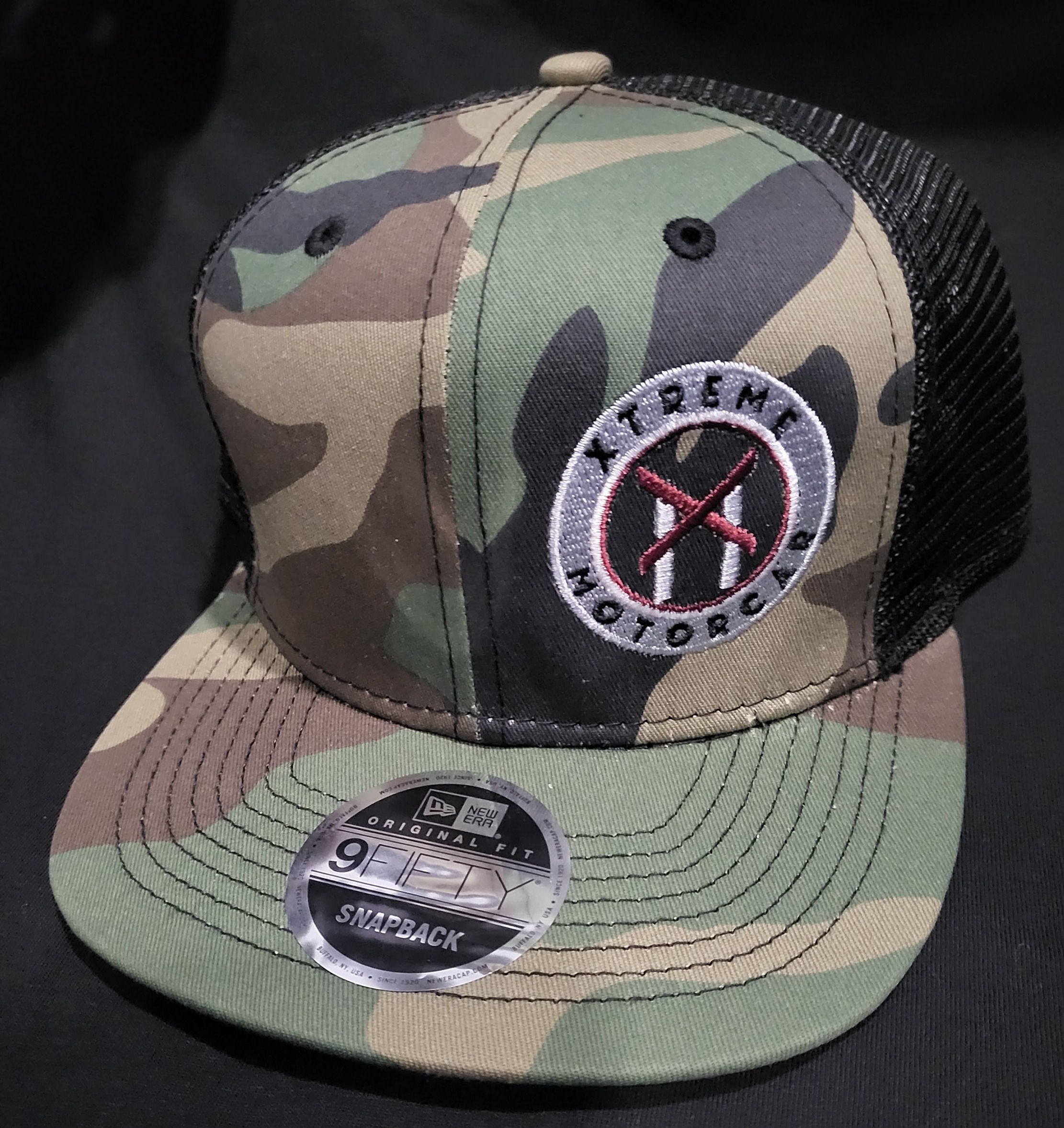 Xtreme MotorCar Camo New Era 9FiFty SnapBack Hat Original Fit